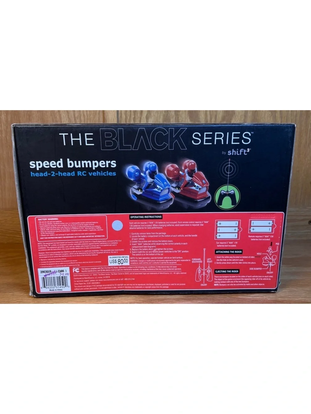 The Black Series Speed Bumpers Head-2-Head RC Vehicles - 2 Player Action